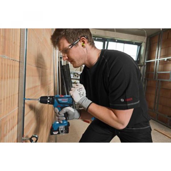 Bosch Professional GSB 18-2-LI Plus LS Drill (2 x 2.0Ah, L-BOXX) Blue Black Red #2 image