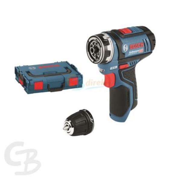 Bosch Akku Bohrschrauber GSR 12V-15 FC in L-BOXX Clic&amp;Go Solo Version 06019F6002 #1 image