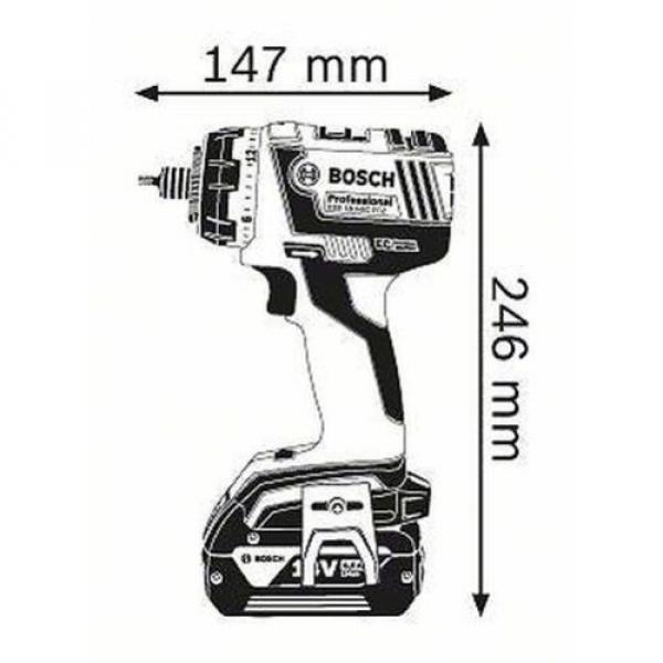 Bosch cordless drill GSR 18V-EC FC2 with SDS Recording Solo Model 06019E1109 #5 image