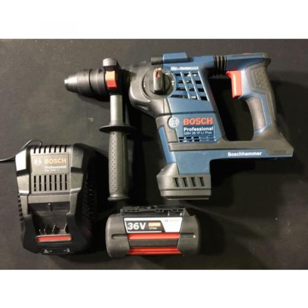 BOSCH GBH 36VF-LI PLUS 36V 4.0Ah LI-ION CORDLESS SDS-PLUS ROTARY HAMMER KIT #2 image