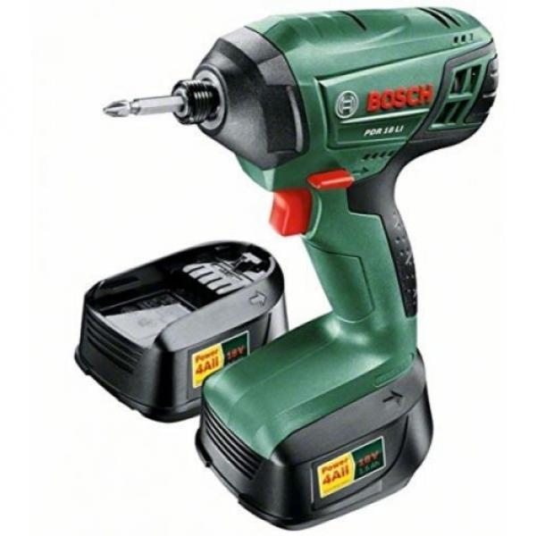 Compact Ergonomic Cordless Li-Ion High Torque Impact Wrench w/ 2 18V Batteries #4 image