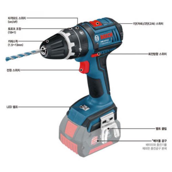 Bosch GSB 18 V-LI Professional Cordless Drill/Driver SOLO INKL Body Onlyl #4 image