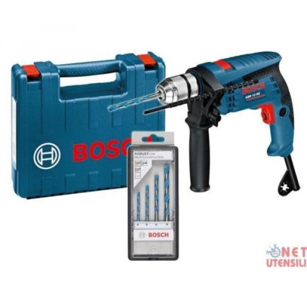 BOSCH GSB 13 RE TRAPANO A PERCUSSIONE BATTENTE + VALIGETTA E PUNTE 3 ANNI GARANZ #1 image