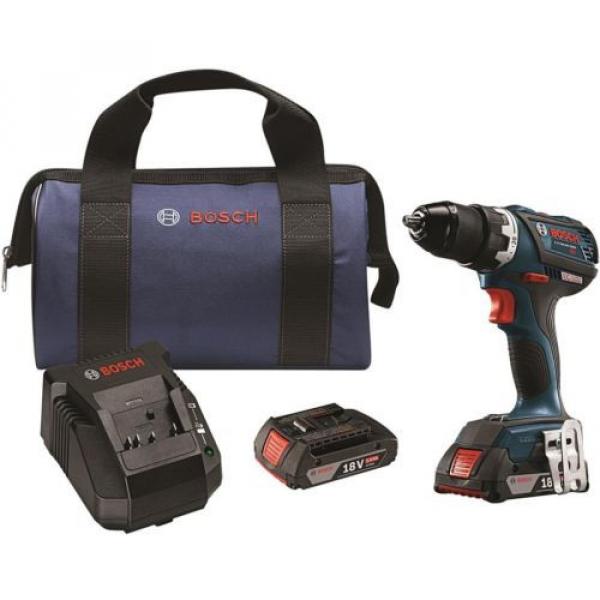 Bosch Li-Ion Drill/Driver Cordless Power Tool Kit 1/2in 18V Keyless DDS183-02 #1 image