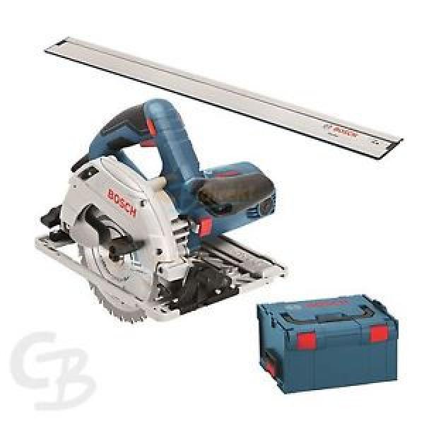 BOSCH HANDHELD CIRCULAR SAW GKS 55+ GCE IN L-BOXX+GUIDE RAIL FSN 1600 0601682103 #1 image