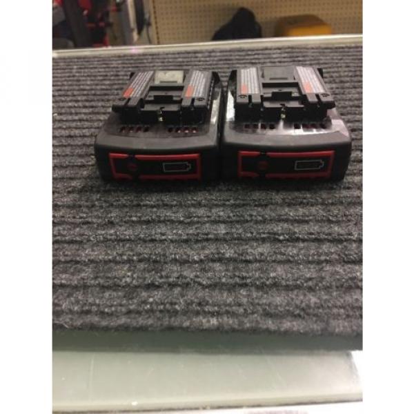 X2 Bosch 18v BAT612 Batteries 45922-2 #4 image