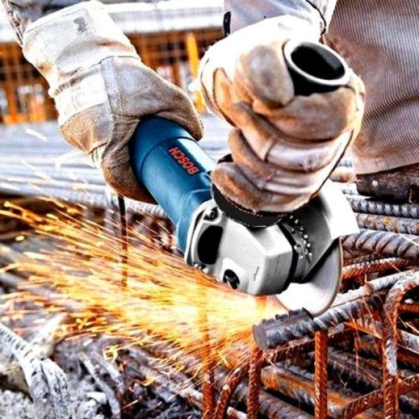 Bosch GWS850 Angle Grinder With Diamond Blade 240V + 10 Thin Metal Inox Disc #3 image