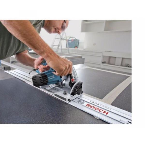 Bosch GKT55GCE 110v Plunge Saw 165mm + Case + 1 x 1.6M Guide Rail + LBOXX New #4 image