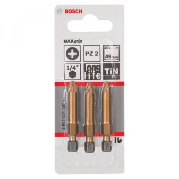 Bosch 2607001599 49 mm Max Grip Screwdriver Bit with 1/4-Inch External He... NEW #2 image