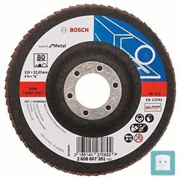 BOSCH 2608607351 (2 608 607 351) - DISCO ABRASIVO 115 MM, 22,23 MM, 80, U/MIN #1 image