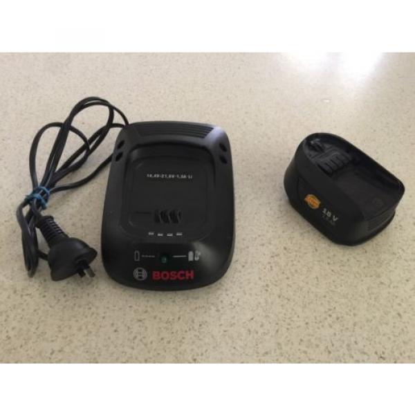 Bosch 18v 1,5 Ah Charger + Battery #1 image