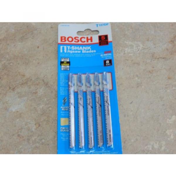 BOSCH 4&#034; Aluminum Cutting T-Shank Jigsaw Blade, 8 TPI, 5-Piece #1 image