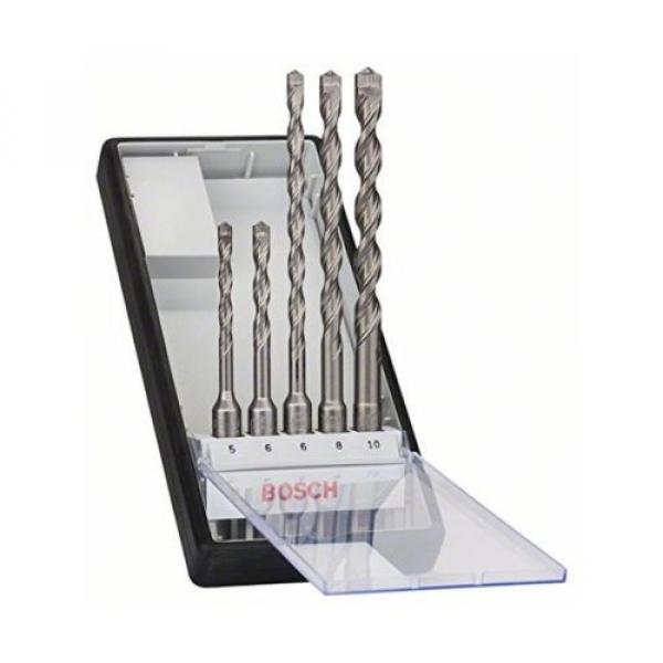 Bosch 2608585073 5/6/6/8/10 mm SDS Plus-7 Drill Bits Set (5-Piece) #1 image