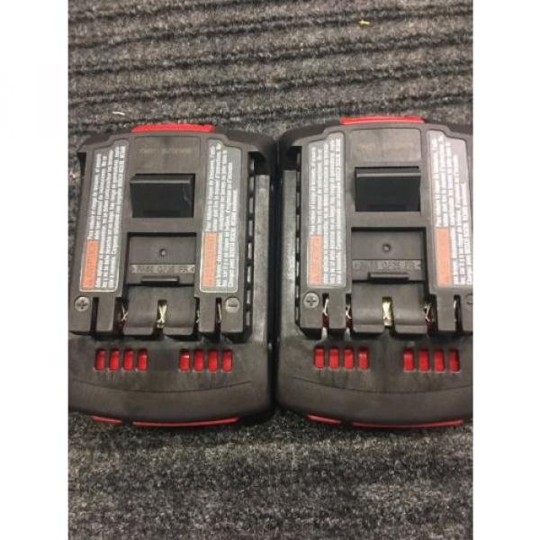 X2 Bosch 18v Batteries BAT612 42514-1 #3 image