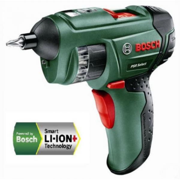 New Bosch 3.6V 1.5Ah Li-Ion PSR Select Cordless Screwdriver Power Tool #1 image