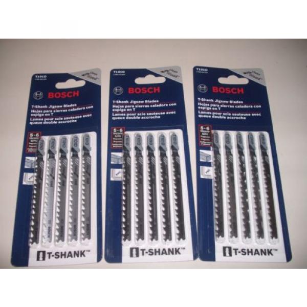 15 Piece Bosch T101D Jigsaw Blades 5-6 TPI High Carbon Steel T-Shank #2 image