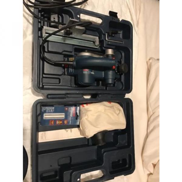 Bosch Planer Model 1594 Corded Electric 6.5 AMP 3-1/4&#034; Hard Case Bag Extr Blades #1 image