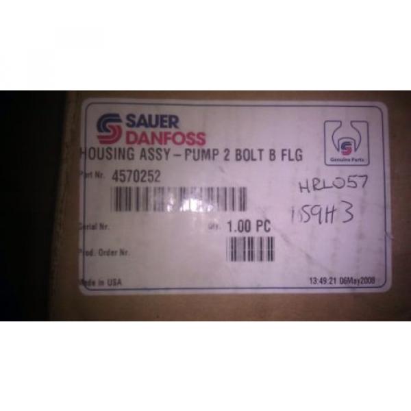 GENUINE SAUER DANFOSS HOUSING ASSEMBLY PUMP 4570252 / 7L29 #12 image