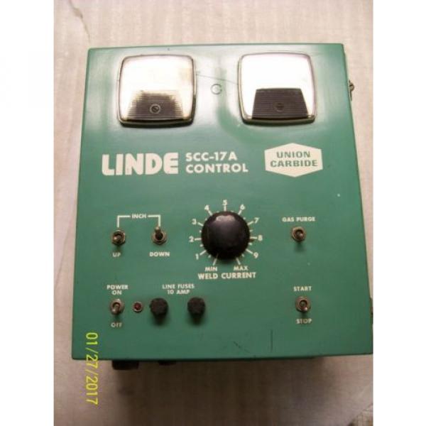 UNION CARBIDE LINDE SSC-17A CONTROL BOX 0-10 WELD CURRENT 10 AMP LINE FUSES #1 image