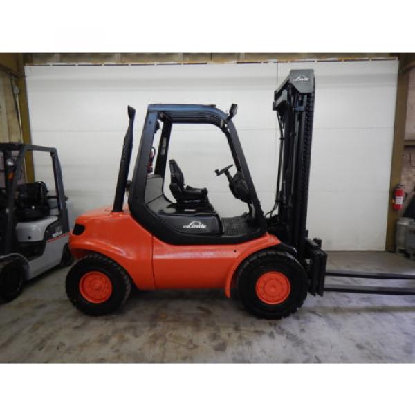 2000 LINDE H45D 10000 LB DIESEL FORKLIFT PNEUMATIC 108/225 3 STAGE MAST 3856 #1 image