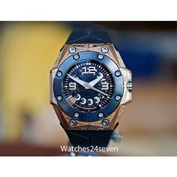 Linde Werdelin Oktopus Moonphase Gold Tattoo LTD, SUPER RARE, Retail $43,400 #2 image