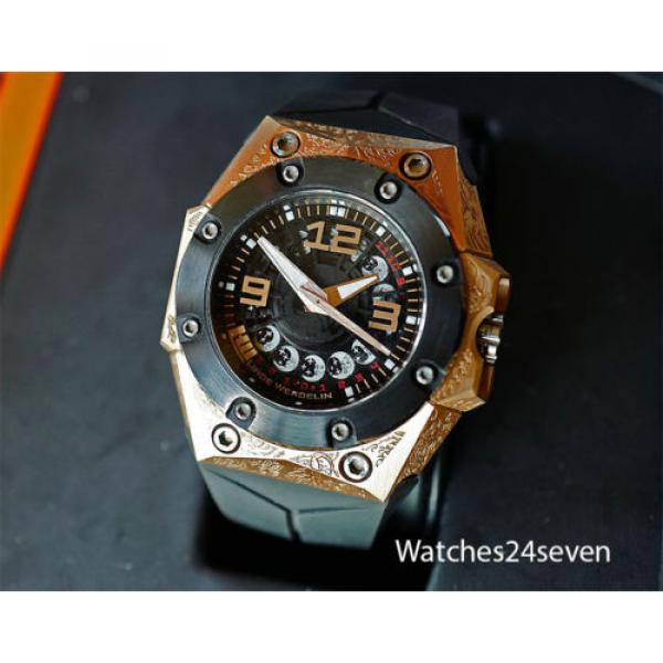 Linde Werdelin Oktopus Moonphase Gold Tattoo LTD, SUPER RARE, Retail $43,400 #4 image