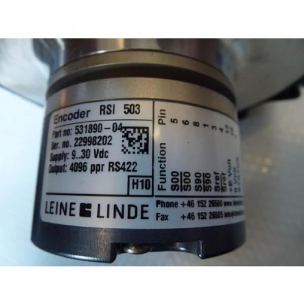 MICRO-EPSILON WDS-10000-P115-M-S0 Seilzugsensor + Leine Linde Encoder RSI 503 #3 image