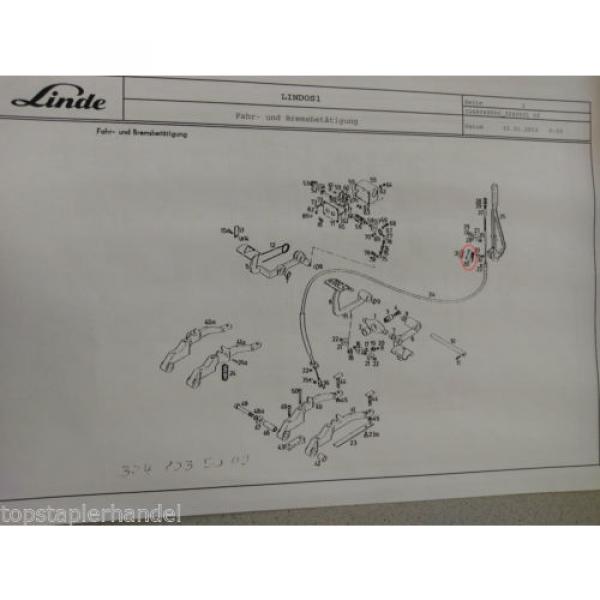 Support micro Linde 0009733012 E12/15/20/25 L10/12 BR 035,141,324,325,367,375 #4 image