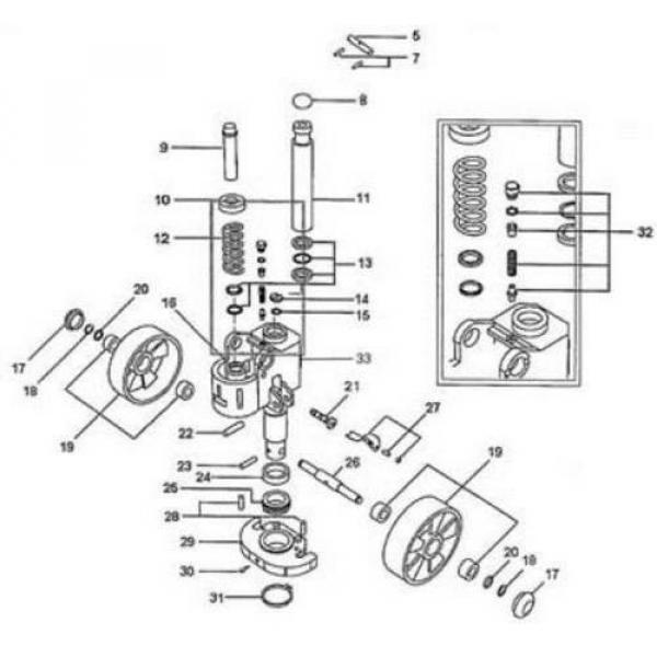 Seal kit for Linde M25 series 3 hand pallet truck/ pump truck #2 image