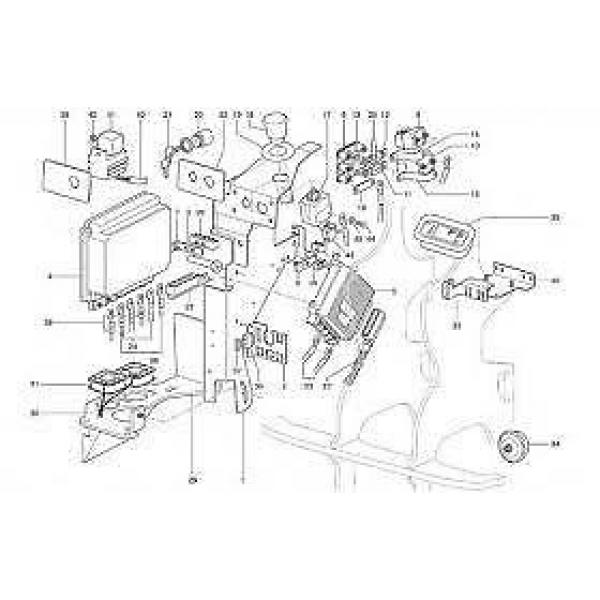 forklift parts linde dash display t20 series 131 #5 image