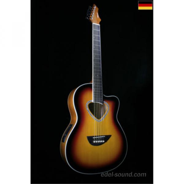 40` Westerngitarre Luisa sunburst, breiter Hals, Decke Fichte Korp. Linde Cut EQ #1 image