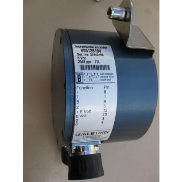 New LEINE &amp; LINDE 865138194-2048-2048 Incremental Double Encoder Hollow Shaft #7 image