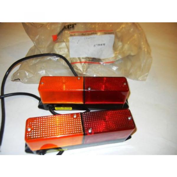 143822 Linde-Baker Forklift, Strobe-Amber/Red light one lot of 2 pcs. #1 image