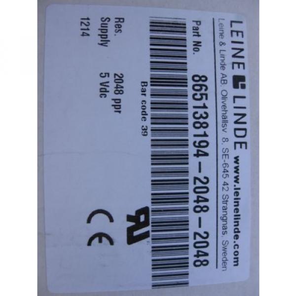 New LEINE &amp; LINDE 865138194-2048-2048 Incremental Double Encoder Hollow Shaft #8 image