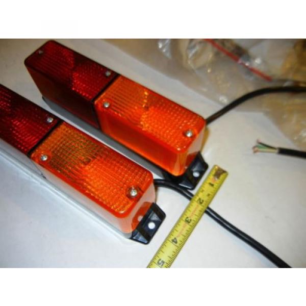 143822 Linde-Baker Forklift, Strobe-Amber/Red light one lot of 2 pcs. #3 image