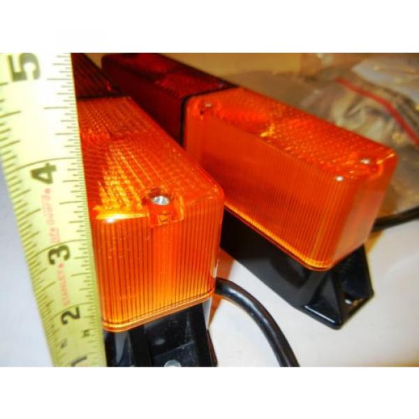 143822 Linde-Baker Forklift, Strobe-Amber/Red light one lot of 2 pcs. #4 image