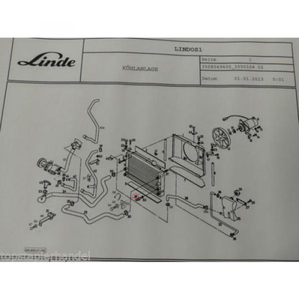 Thermo Capteur De Température Système De Refroidissement Linde 7915495003 H12/ #3 image