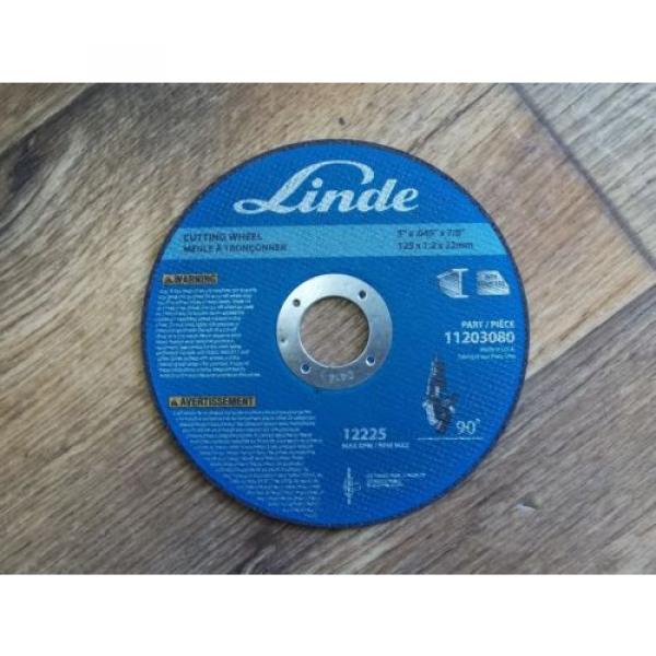 25 Linde 5&#034; x .045&#034; X 7/8&#034; Cutting Wheel, Wheels, Part # 11203080, T-01 NEW #3 image