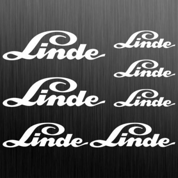 Linde old sticker forklift 7 Pieces #1 image