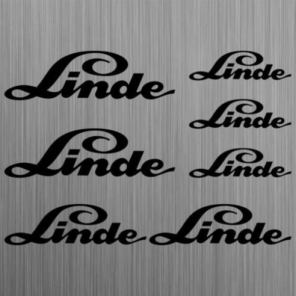 Linde old sticker forklift 7 Pieces #3 image