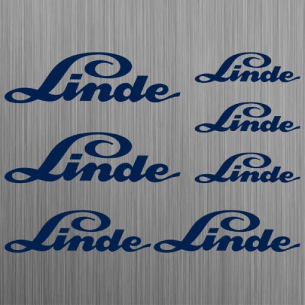 Linde old sticker forklift 7 Pieces #6 image