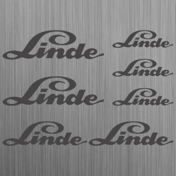 Linde old sticker forklift 7 Pieces #7 image