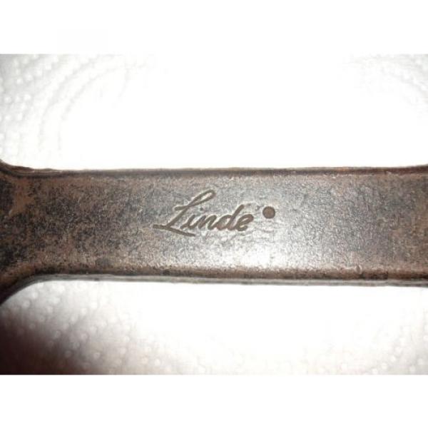 LINDE No.133 3-WAY COMBINATION WRENCH VINTAGE #3 image