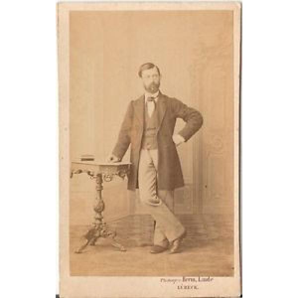 Herm. Linde CDV photo Feiner Herr - Lübeck 1860er #1 image