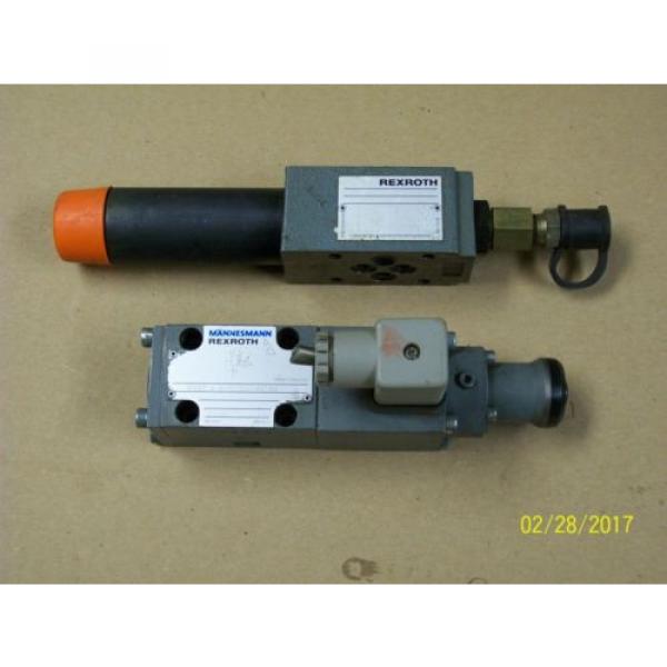 REXROTH HYDRAULIC VALVE ZDR 6 DP2-42/75YM/12 amp; VALVE 3DREP 6 A-11/25A24NZ4M #1 image