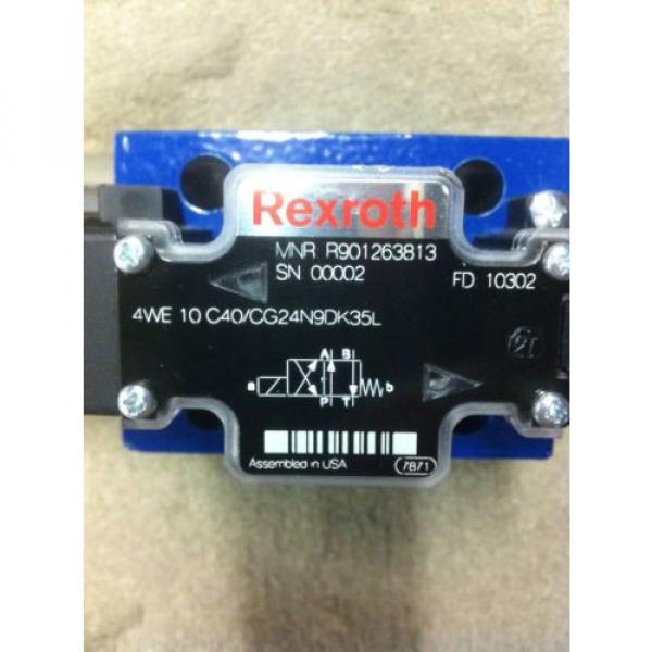 REXROTH 4WE10C40/CG24N9DK35L DIRECTIONAL CONTROL VALVE Origin R901263813 #2 image