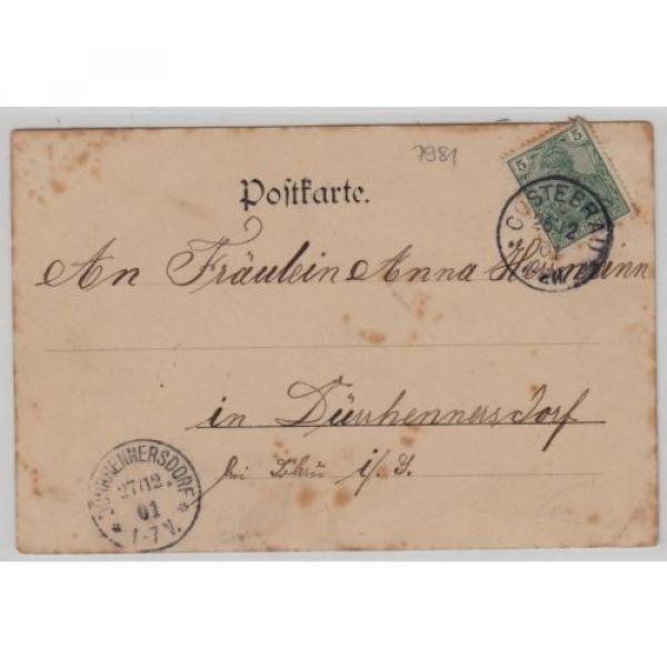 2943, Staupitz Gasthof zur Linde Belegschaft davor gelaufen 1901 ! #2 image