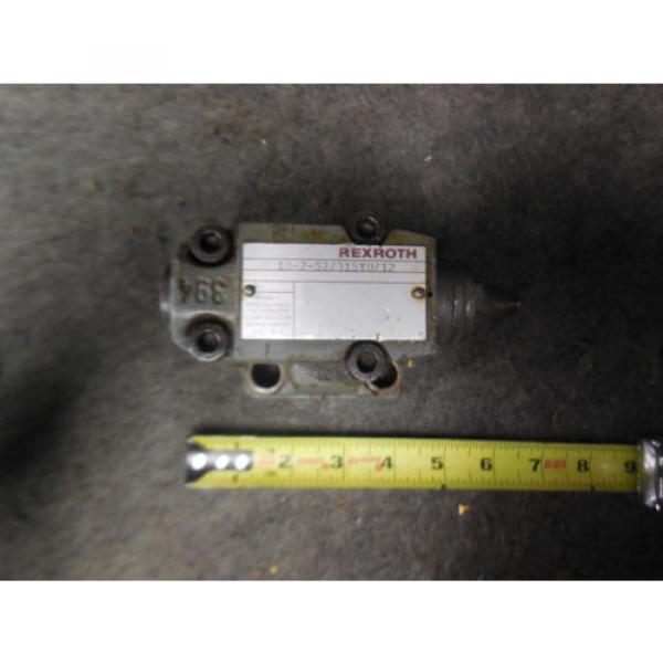 Origin REXROTH RELIEF VALVE DB10-2-52/315YU/12 #1 image