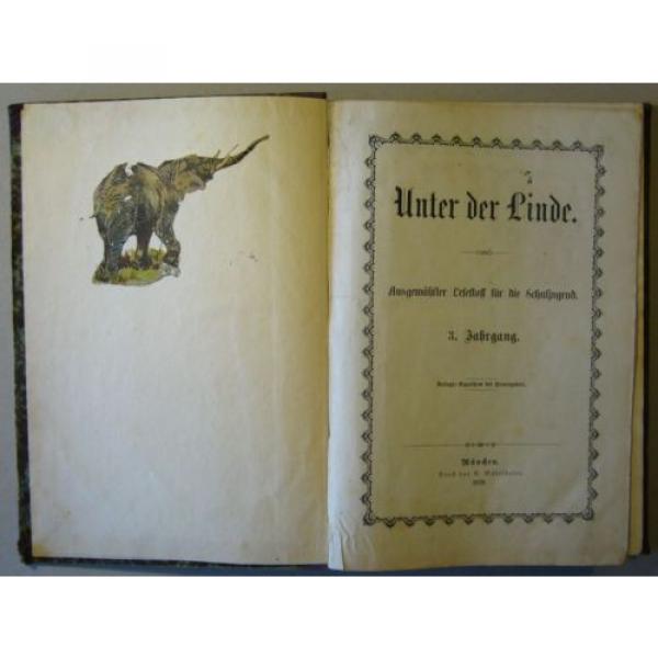 Zeitschrift “UNTER DER LINDE” LESESTOFF FÜR DIE SCHULJUGEND, 3 Jahrg. 1868-1871 #5 image