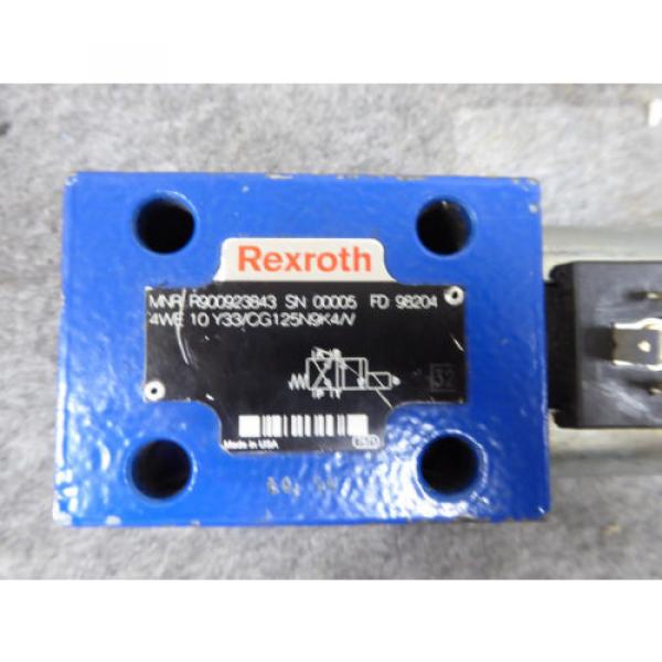 Origin REXROTH DIRECTIONAL VALVE # 4WE10Y33/CG125N9K4/V # R900923843 #2 image